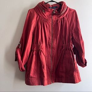 French Connection peplum shell jacket